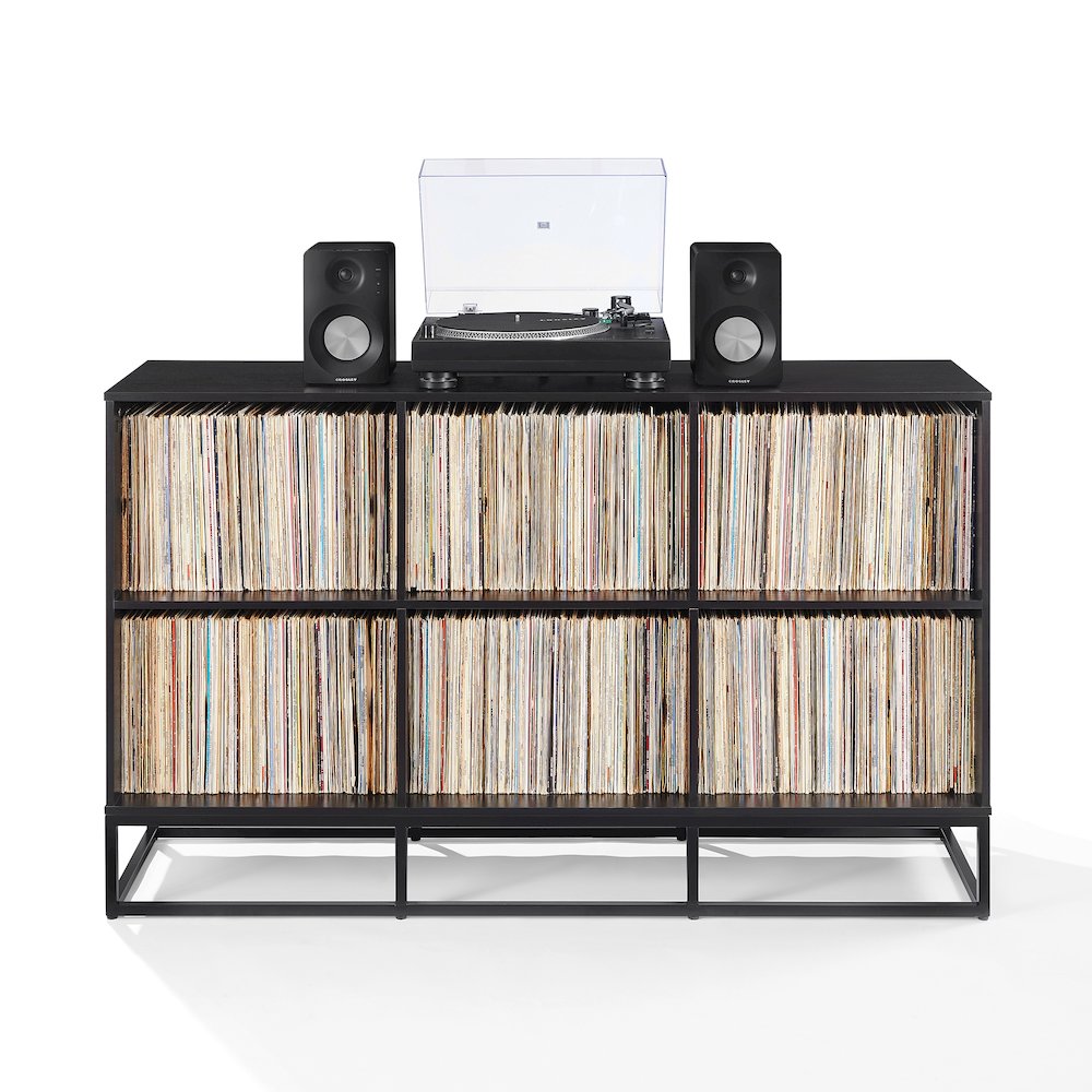 Enzo 6 Cube Record Player Stand With Vinyl Storage. Picture 4