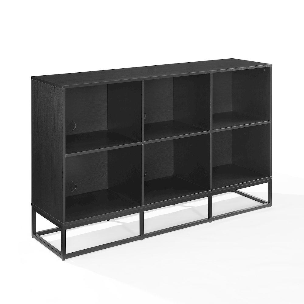 Enzo 6 Cube Record Player Stand With Vinyl Storage. Picture 1