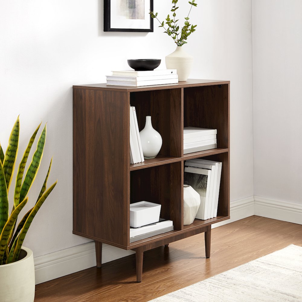 Liam 4 Cube Record Player Stand With Vinyl Storage. Picture 4