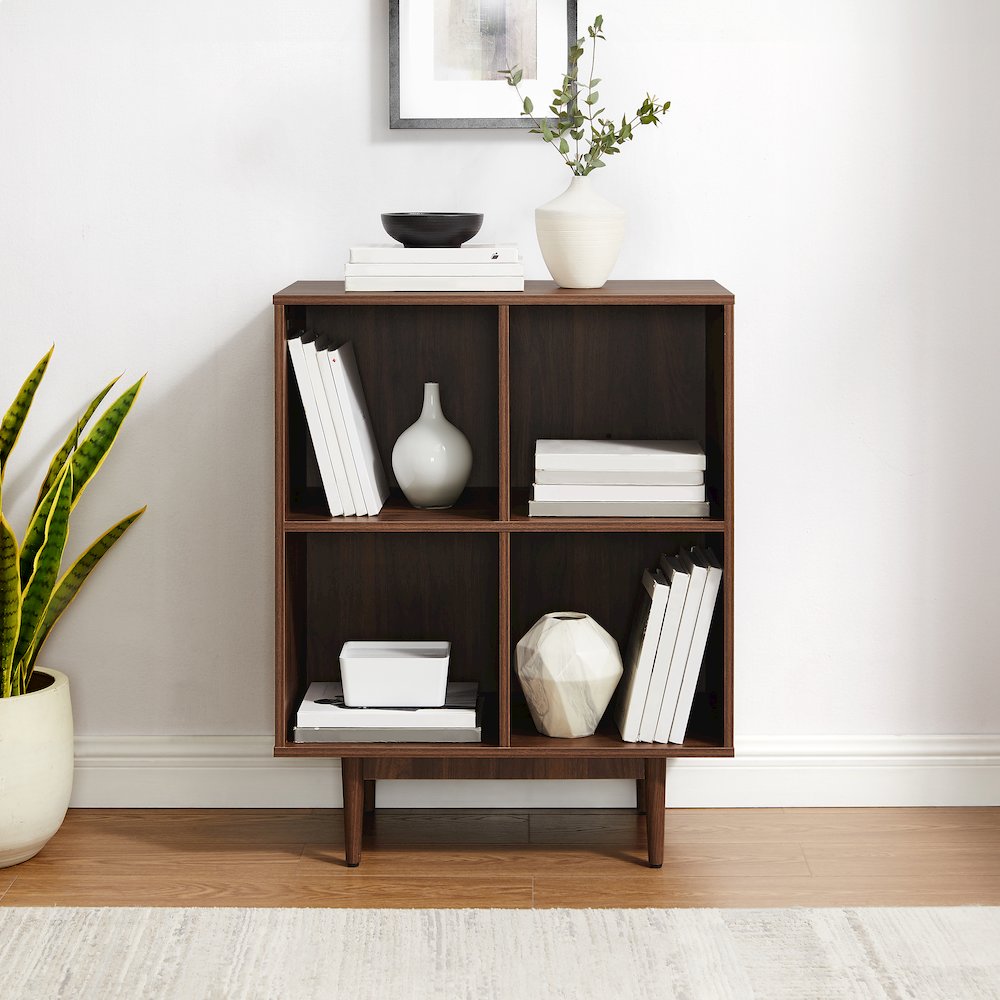 Liam 4 Cube Record Player Stand With Vinyl Storage. Picture 7