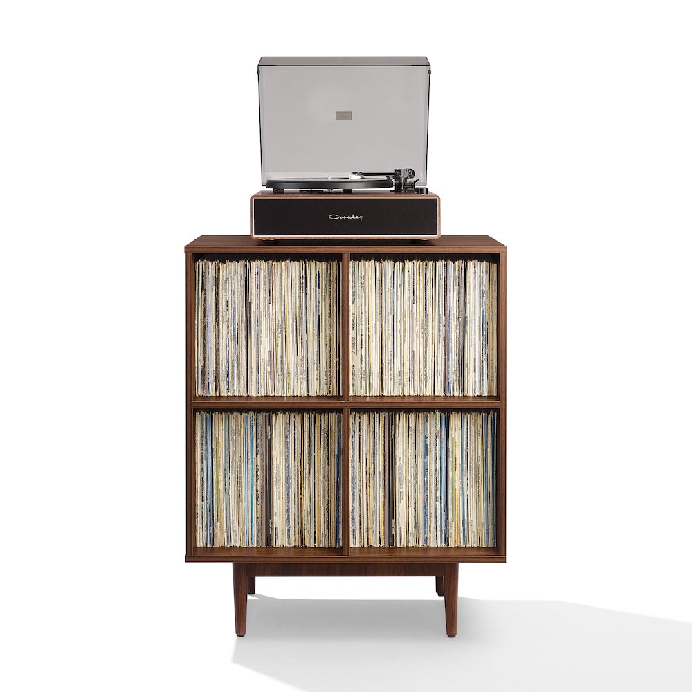 Liam 4 Cube Record Player Stand With Vinyl Storage. Picture 11