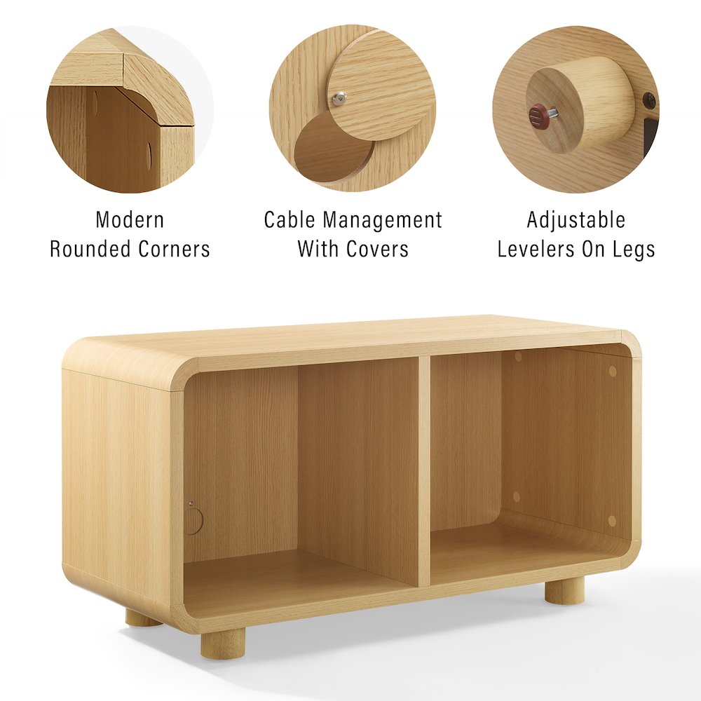 Zoe Medium Record Player Stand With Vinyl Storage. Picture 7