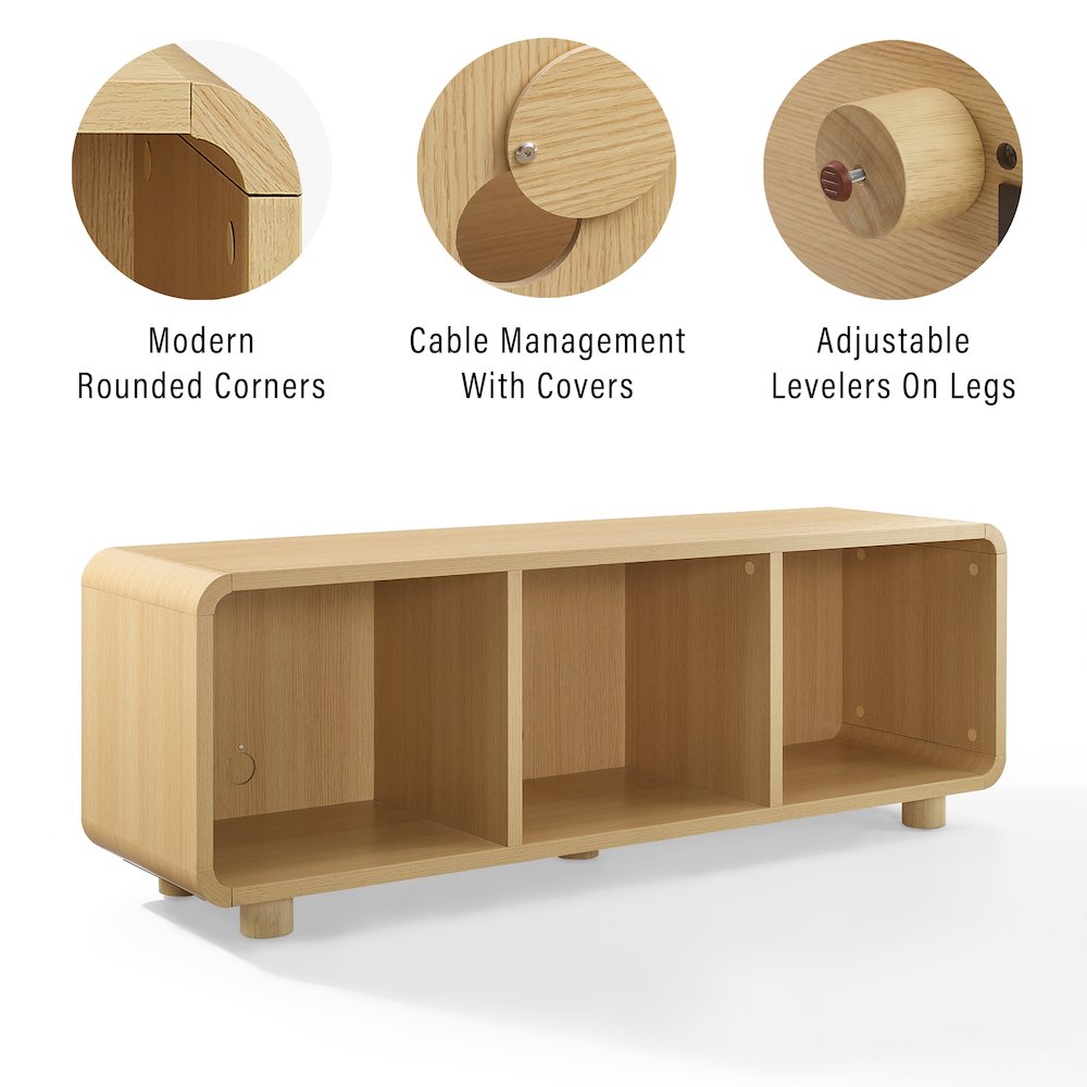 Zoe Large Record Player Stand With Vinyl Storage. Picture 7