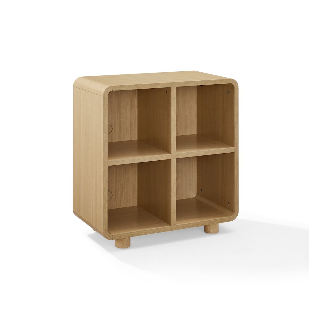Zoe 4 Cube Record Player Stand With Vinyl Storage Ash. Picture 2
