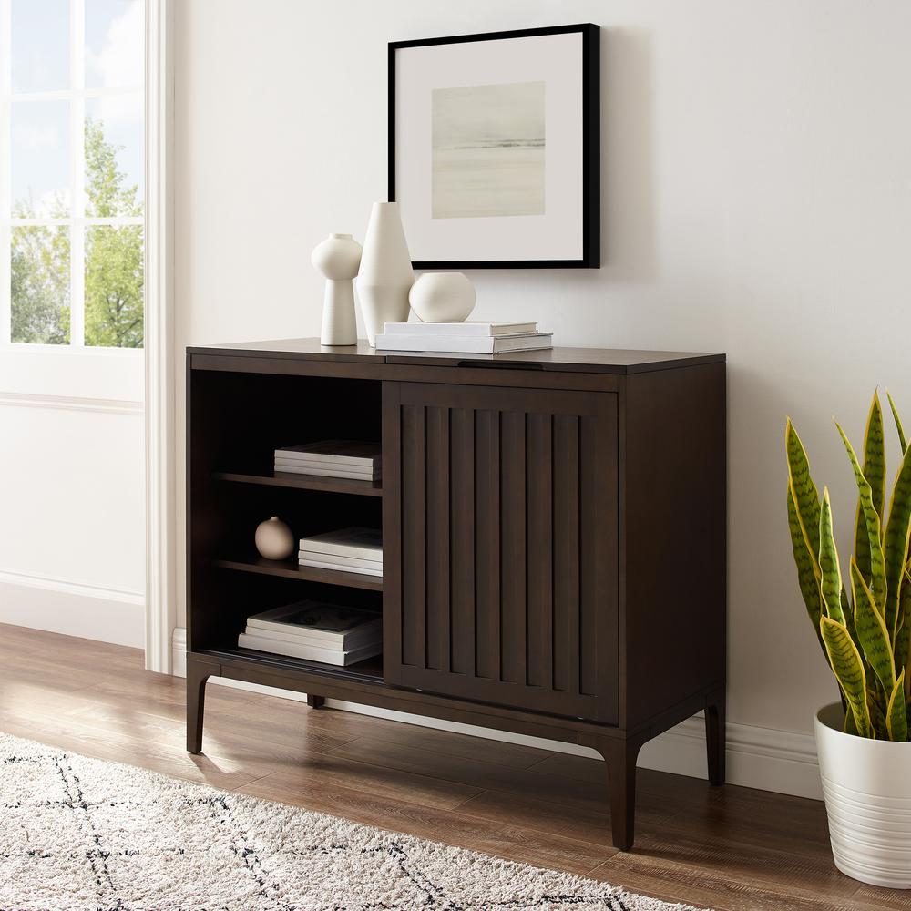 Asher Record Storage Media Console. Picture 5