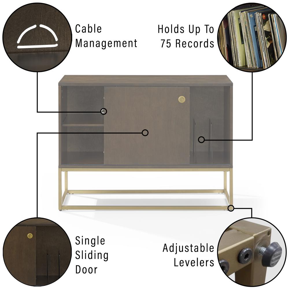 Byron Record Storage Media Console. Picture 8
