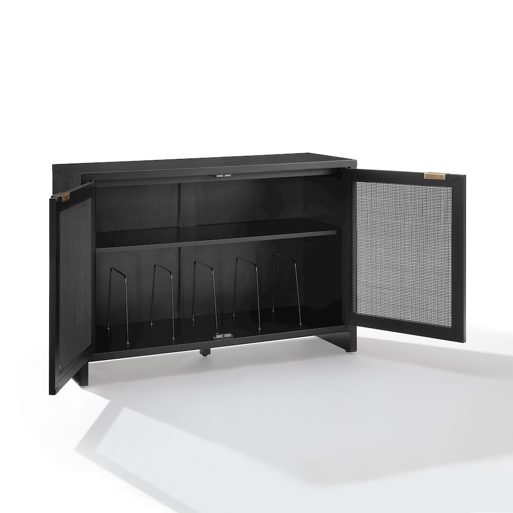 Kenji Record Player Cabinet With Vinyl Storage. Picture 3