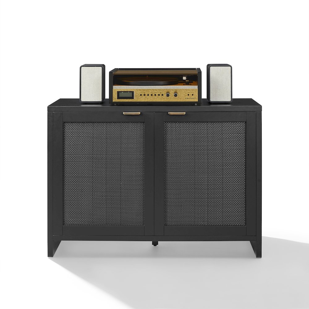 Kenji Record Player Cabinet With Vinyl Storage. Picture 5