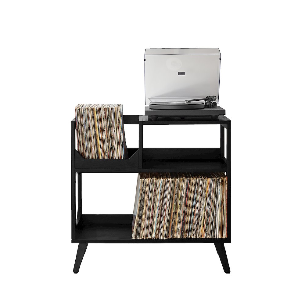 Asheville Medium Record Player Stand With Vinyl Storage. Picture 4