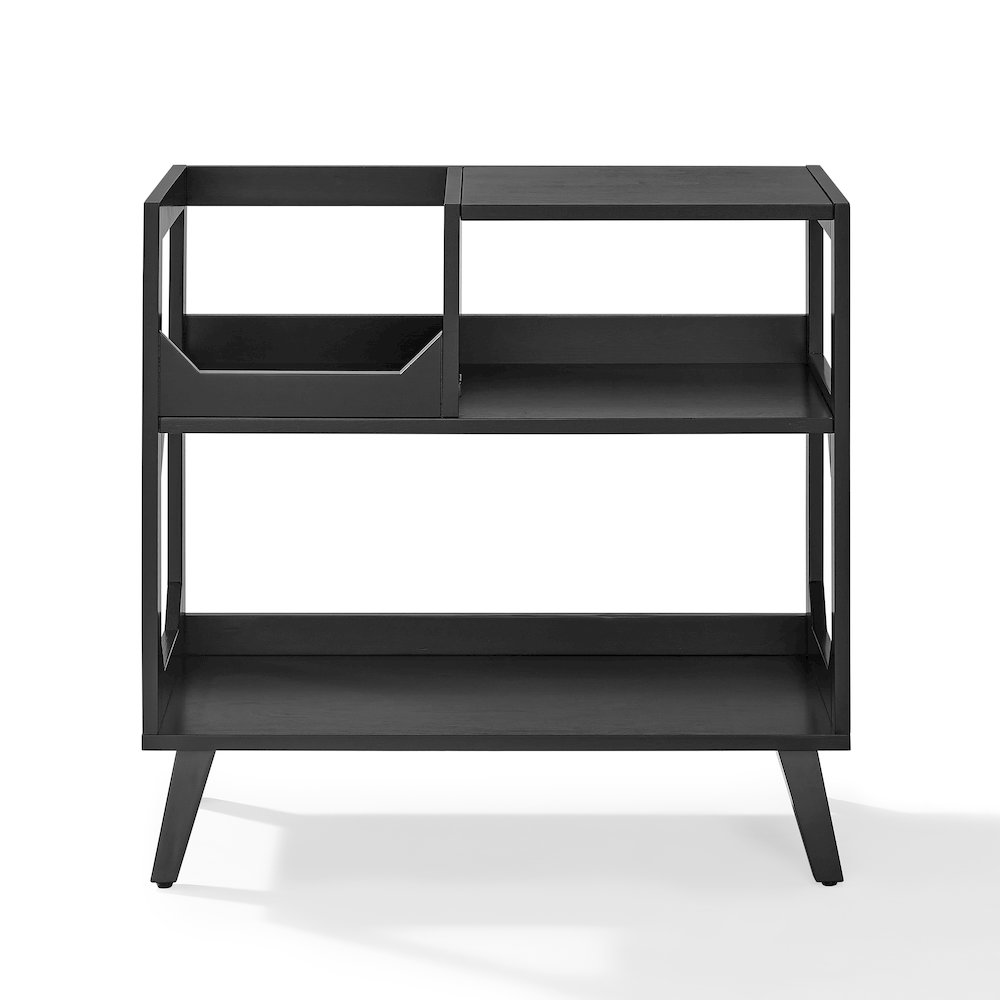 Asheville Medium Record Player Stand With Vinyl Storage. Picture 2