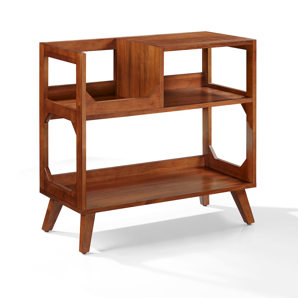 Asheville Medium Record Player Stand With Vinyl Storage. Picture 1