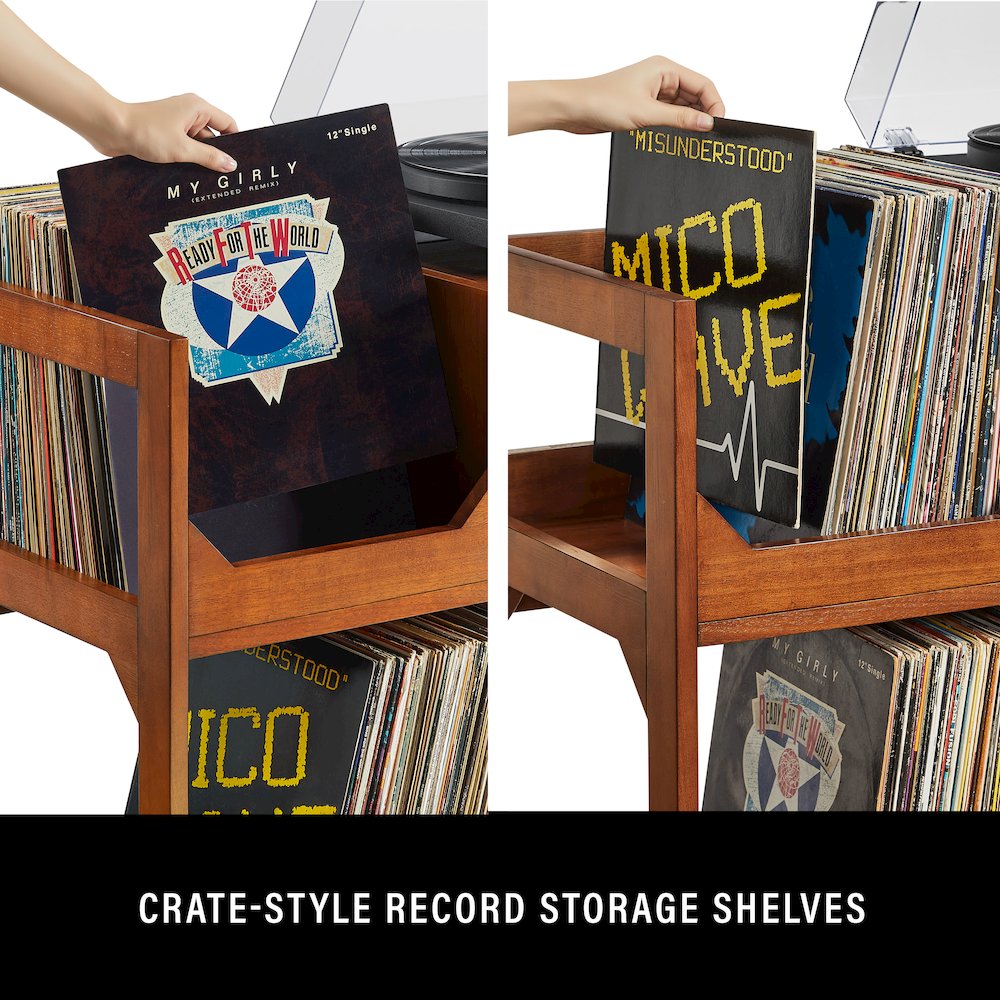 Asheville Large Record Storage Console. Picture 7