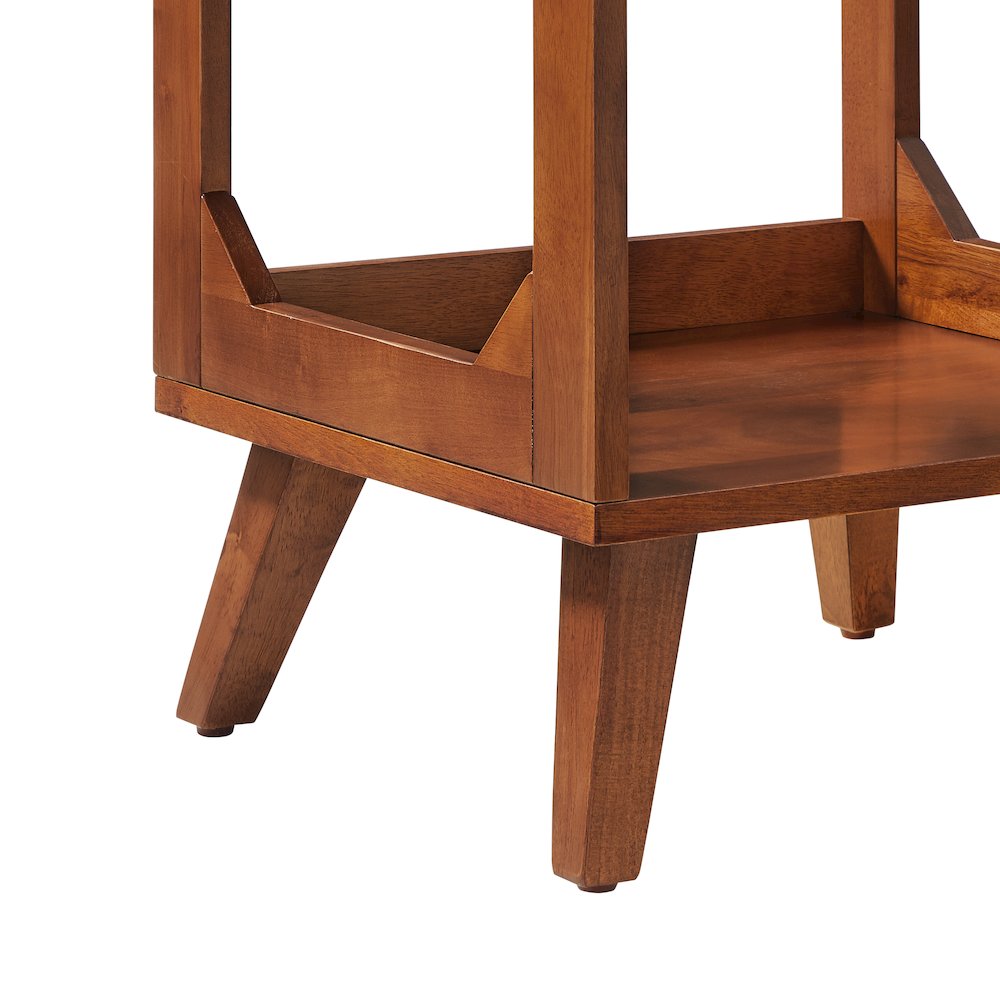 Asheville Small Record Player Stand With Vinyl Storage. Picture 11