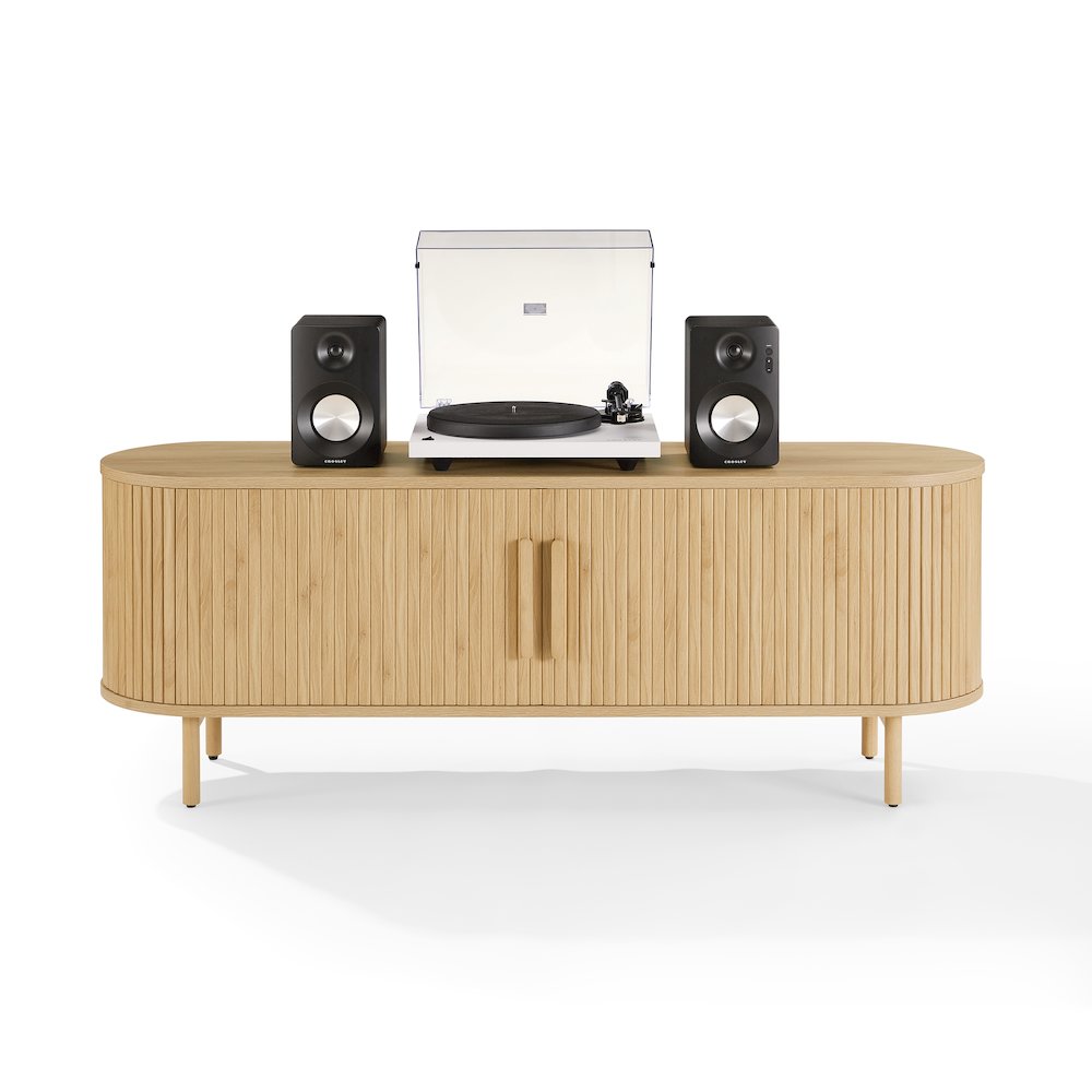 Ambrose Record Player Cabinet With Vinyl Storage. Picture 6