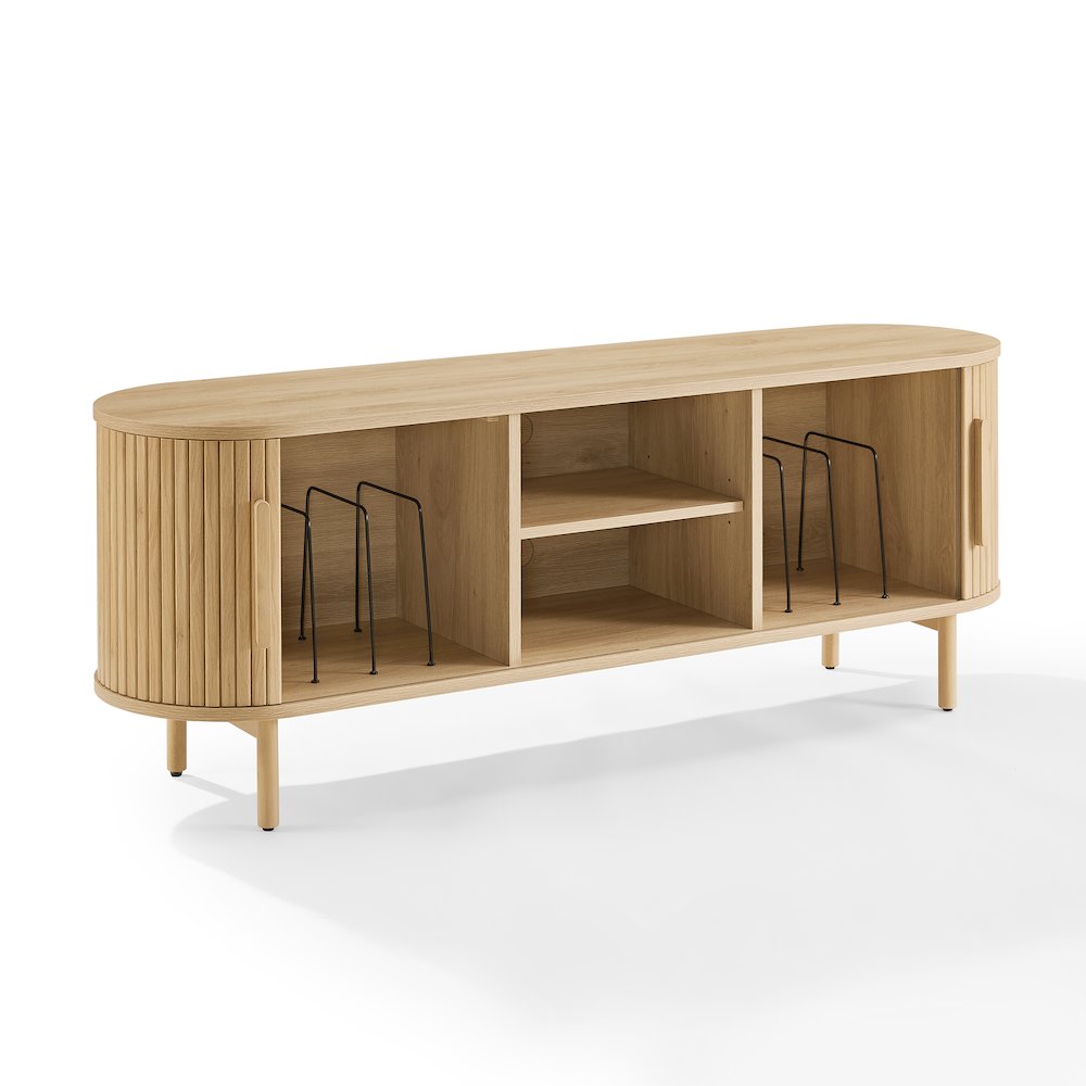 Ambrose Record Player Cabinet With Vinyl Storage. Picture 3
