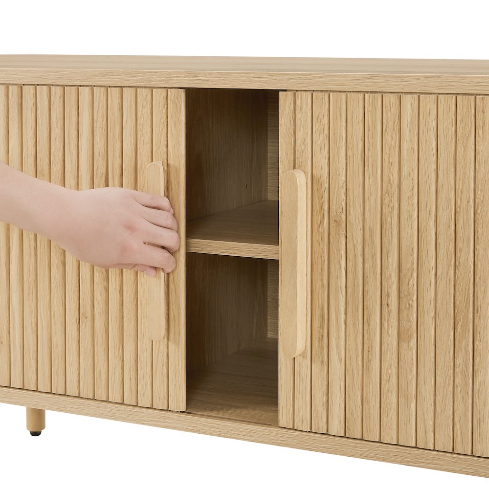 Ambrose Record Player Cabinet With Vinyl Storage. Picture 27