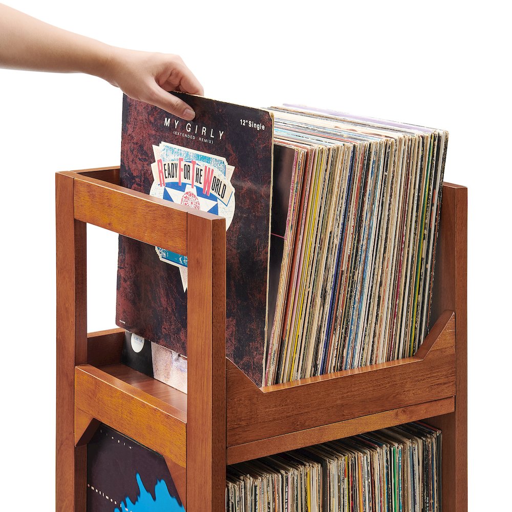 Asheville Small Vinyl Record Storage Stand. Picture 16