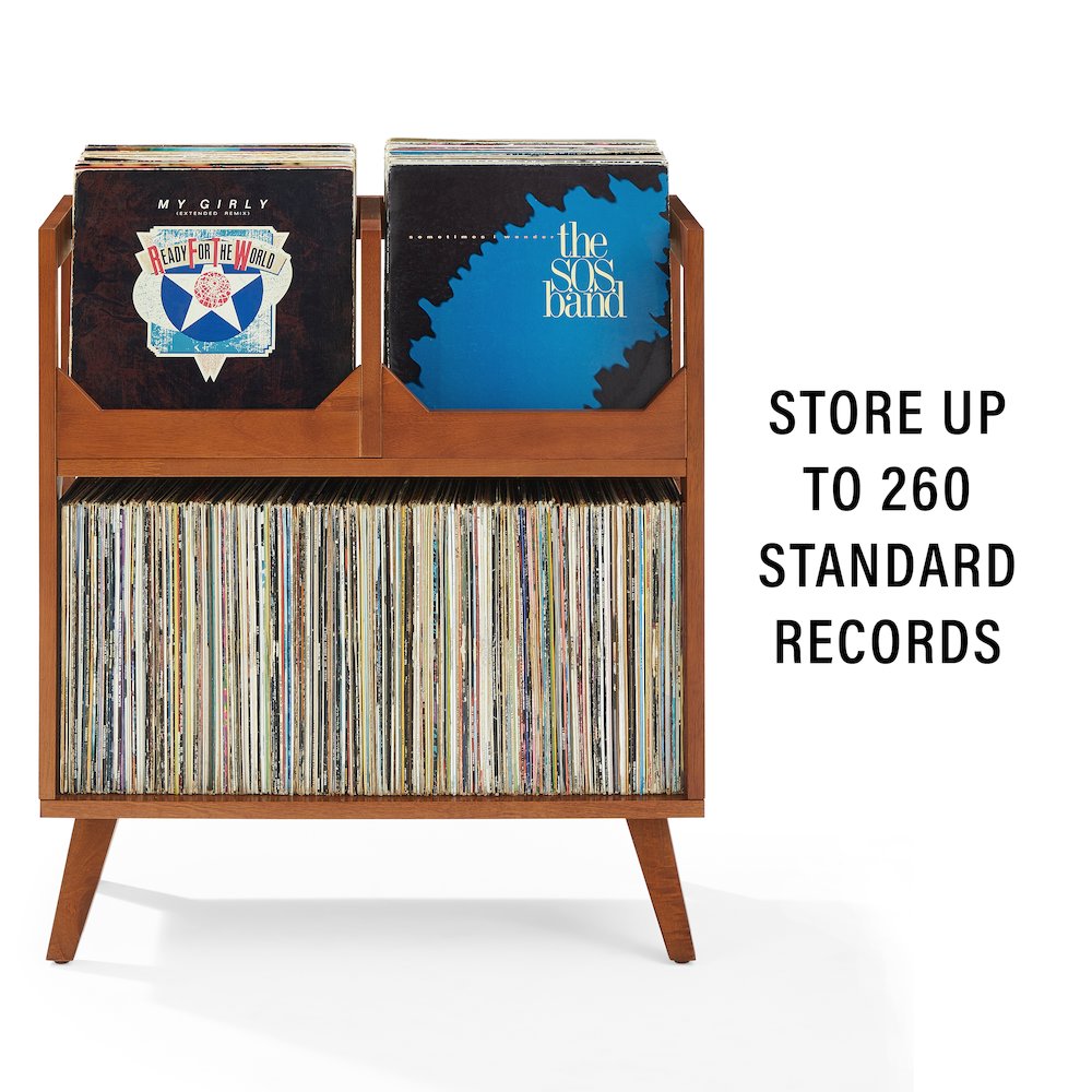 Asheville Medium Vinyl Record Storage Stand. Picture 6