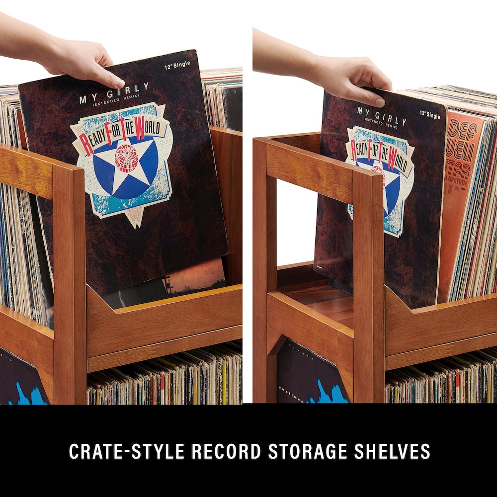 Asheville Medium Vinyl Record Storage Stand. Picture 7