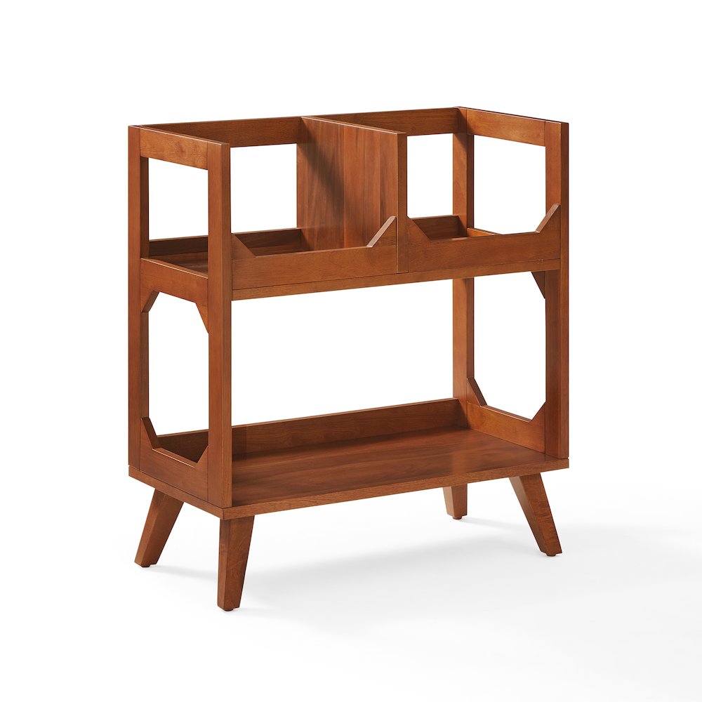 Asheville Medium Vinyl Record Storage Stand. Picture 1