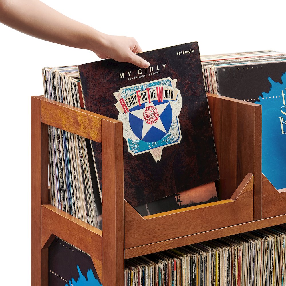 Asheville Medium Vinyl Record Storage Stand. Picture 15