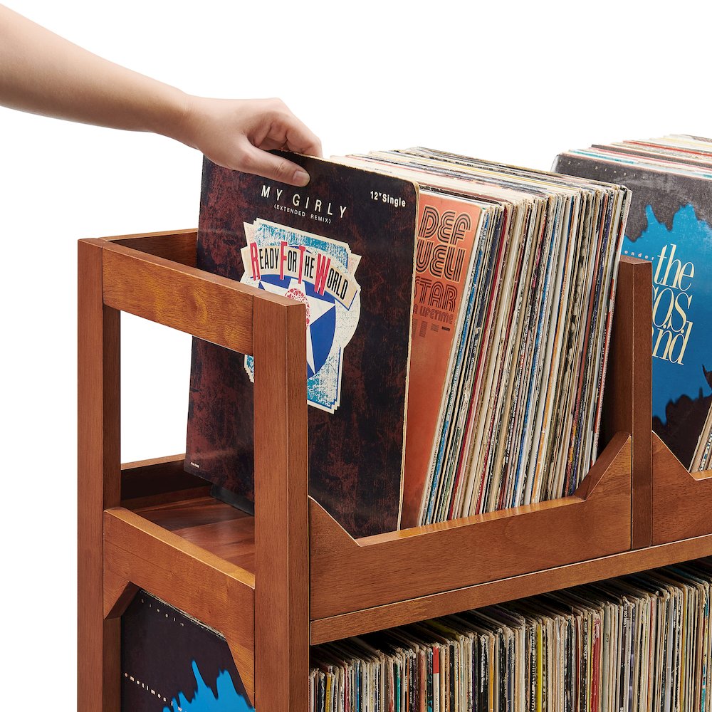 Asheville Medium Vinyl Record Storage Stand. Picture 16