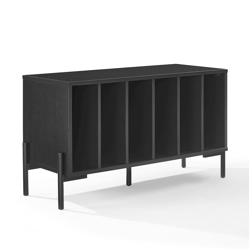 Greenwich Medium Record Player Stand With Vinyl Storage. Picture 1