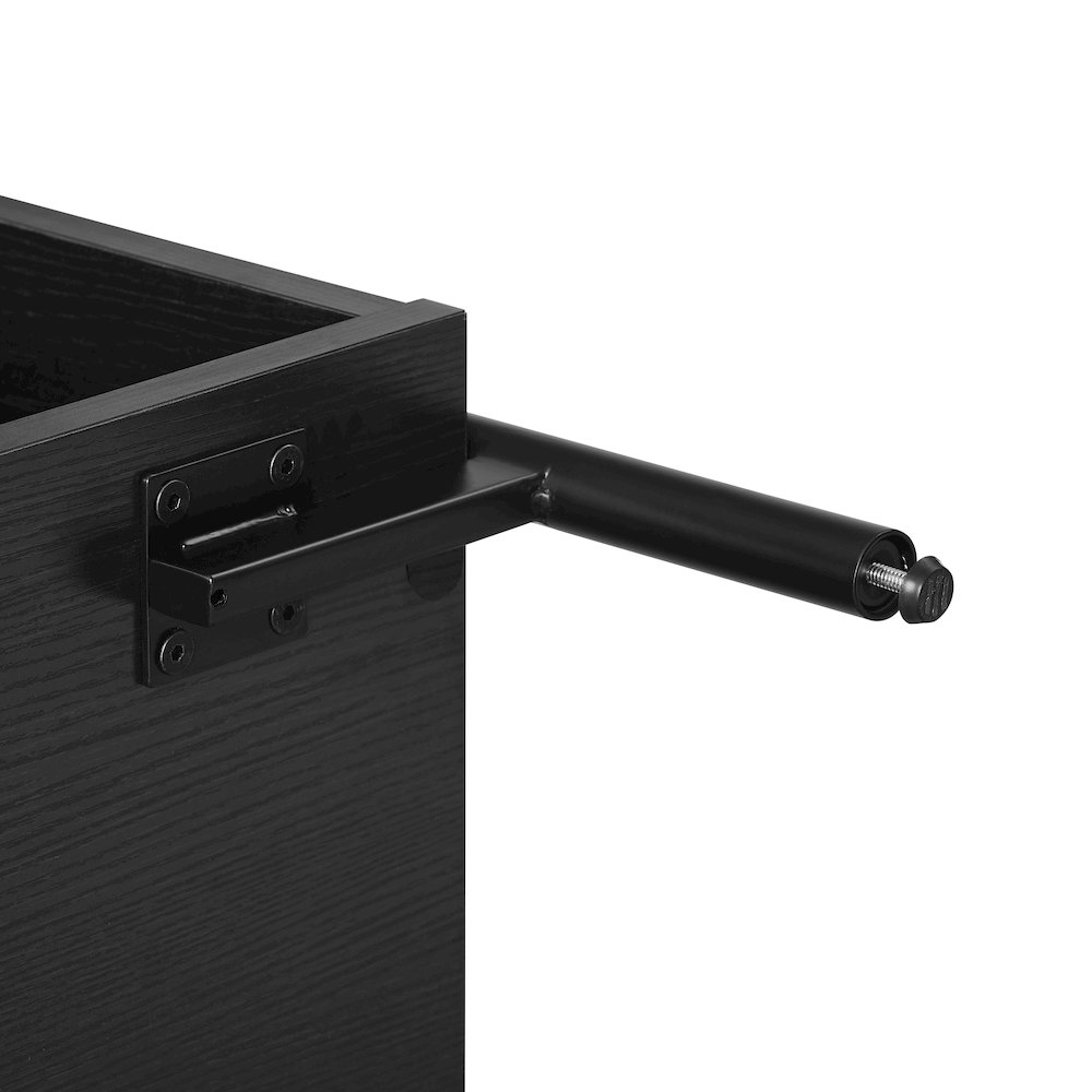 Greenwich Medium Record Player Stand With Vinyl Storage. Picture 11