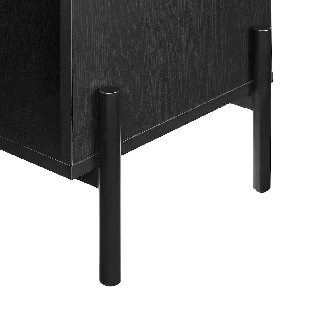 Greenwich Medium Record Player Stand With Vinyl Storage. Picture 12