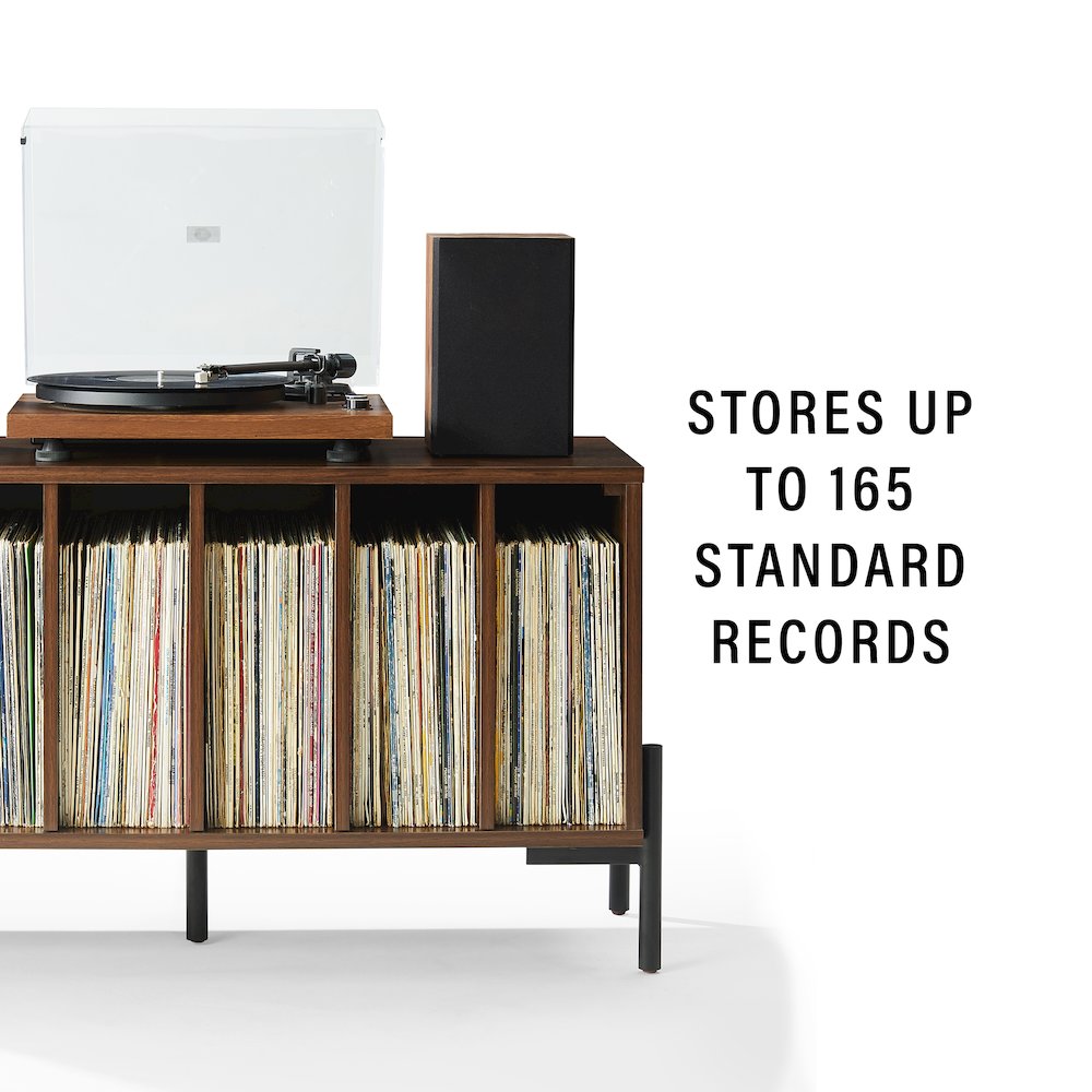 Greenwich Medium Record Player Stand With Vinyl Storage. Picture 7