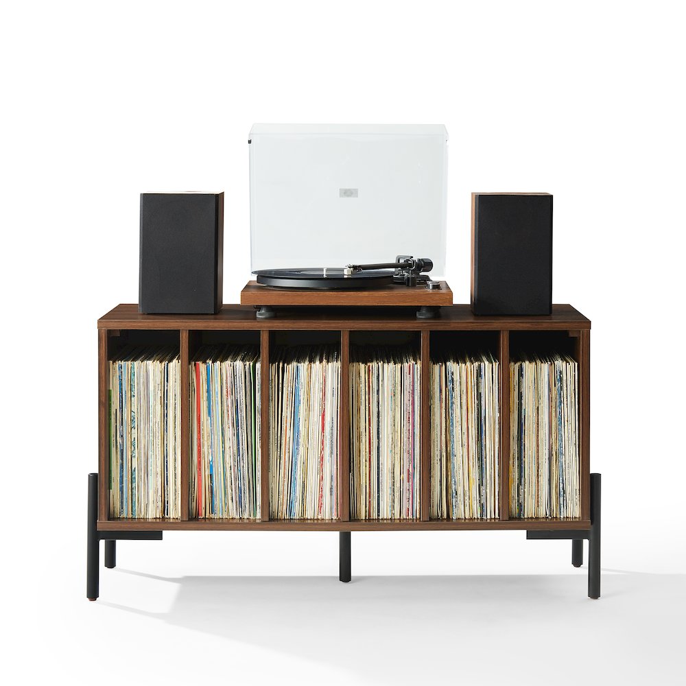 Greenwich Medium Record Player Stand With Vinyl Storage. Picture 4