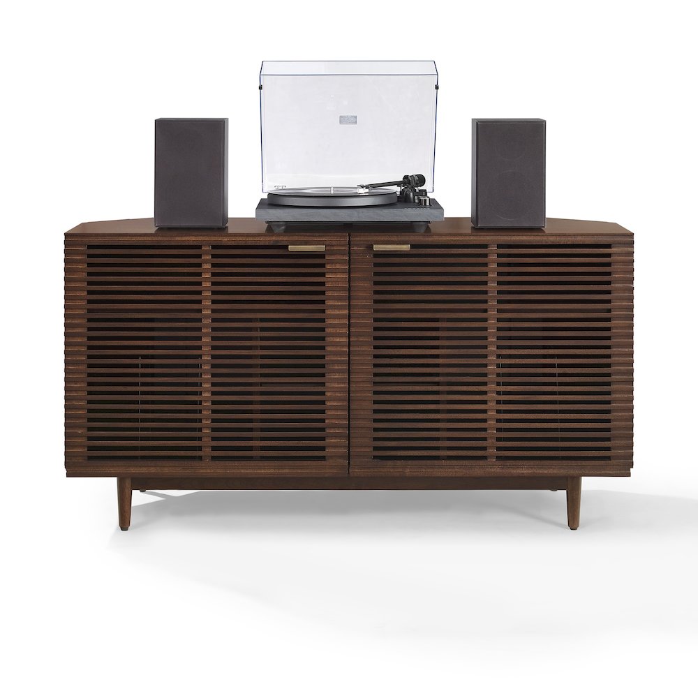 Cameron Corner Record Player Cabinet With Vinyl Storage. Picture 5