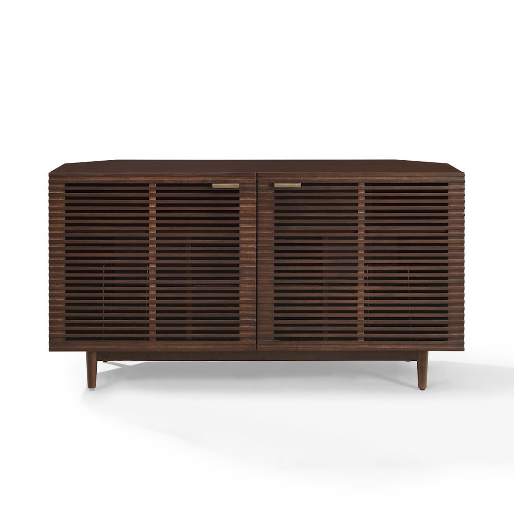 Cameron Corner Record Player Cabinet With Vinyl Storage. Picture 3