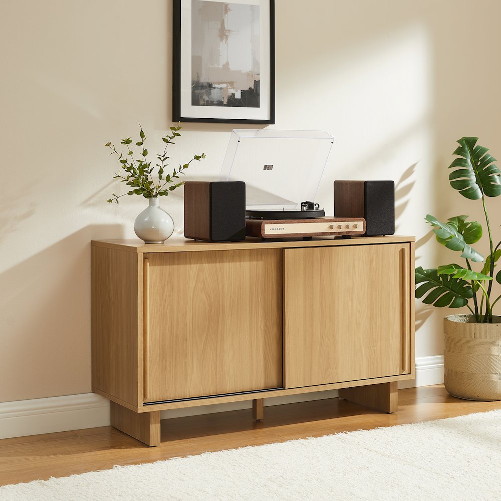 Gemma Medium Record Player Cabinet With Vinyl Storage. Picture 2