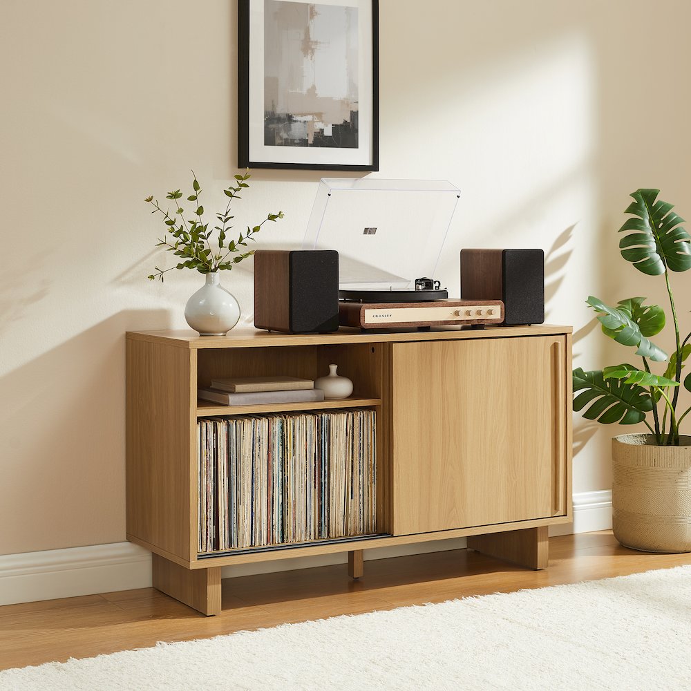 Gemma Medium Record Player Cabinet With Vinyl Storage. Picture 7