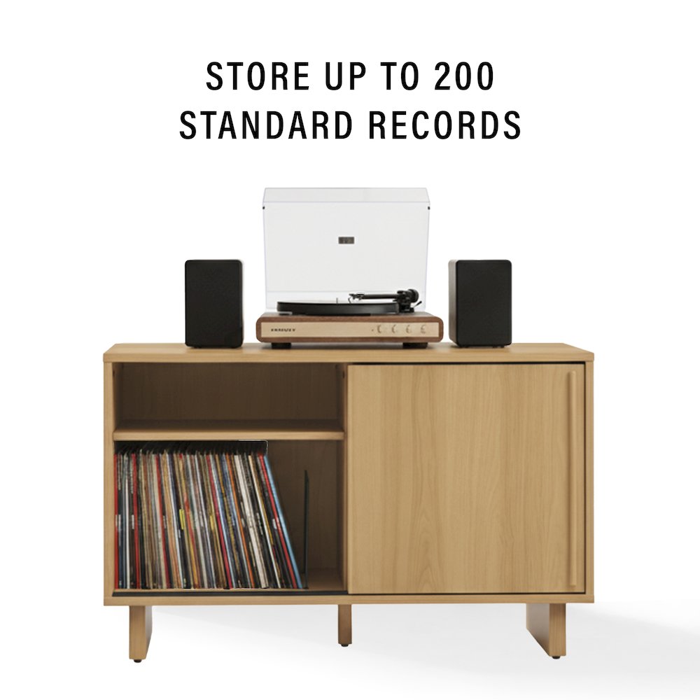 Gemma Medium Record Player Cabinet With Vinyl Storage. Picture 9