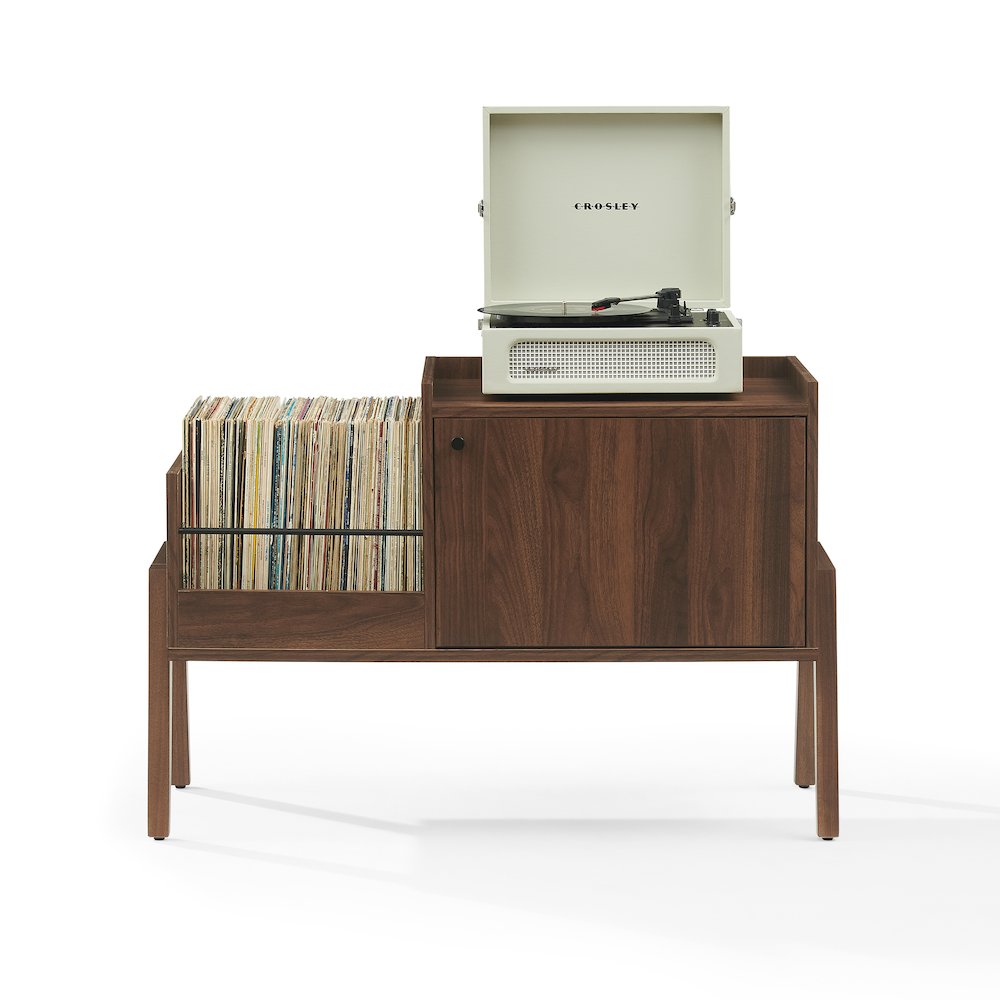 Luna Record Player Cabinet With Vinyl Storage. Picture 3