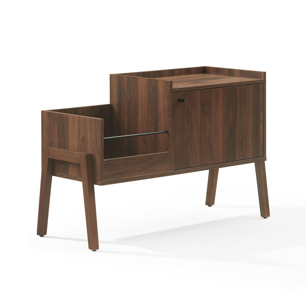 Luna Record Player Cabinet With Vinyl Storage. Picture 1