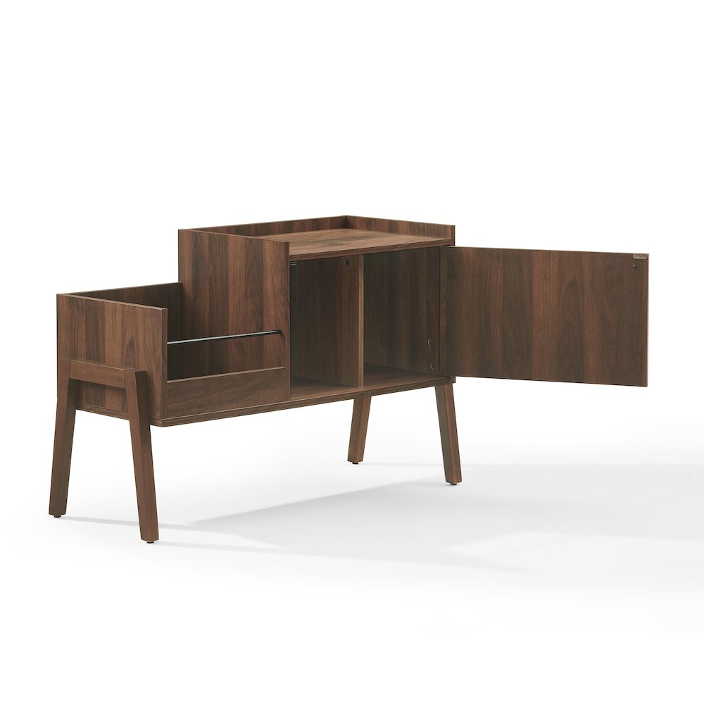Luna Record Player Cabinet With Vinyl Storage. Picture 5