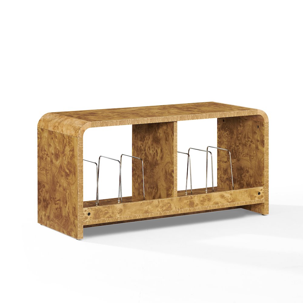 Ingrid Medium Record Player Stand With Vinyl Storage Maple. Picture 3