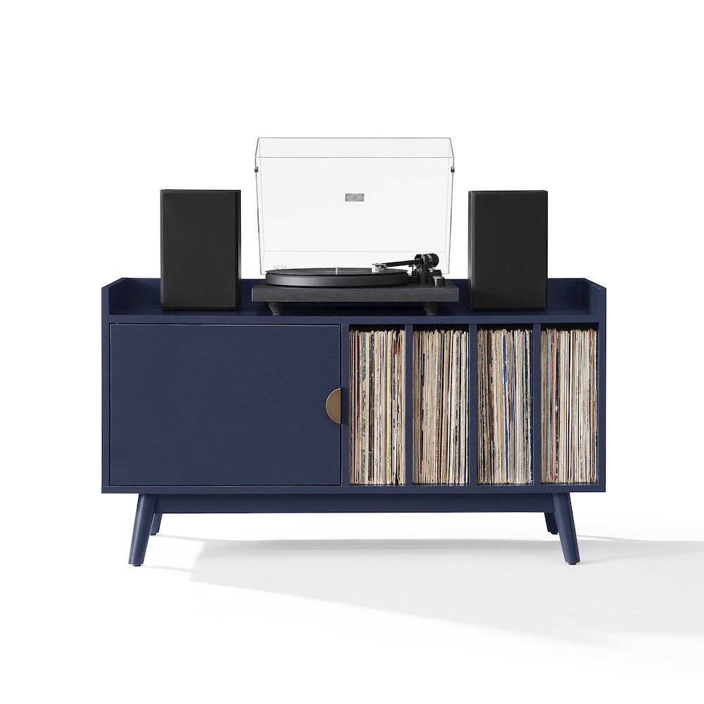 Skylar Mid-Century Record Player Cabinet with Vinyl Storage, Turntable Stand. Picture 4