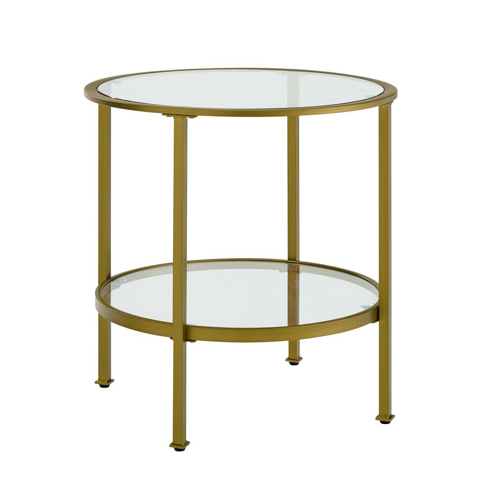 Aimee End Table Soft Gold. Picture 1