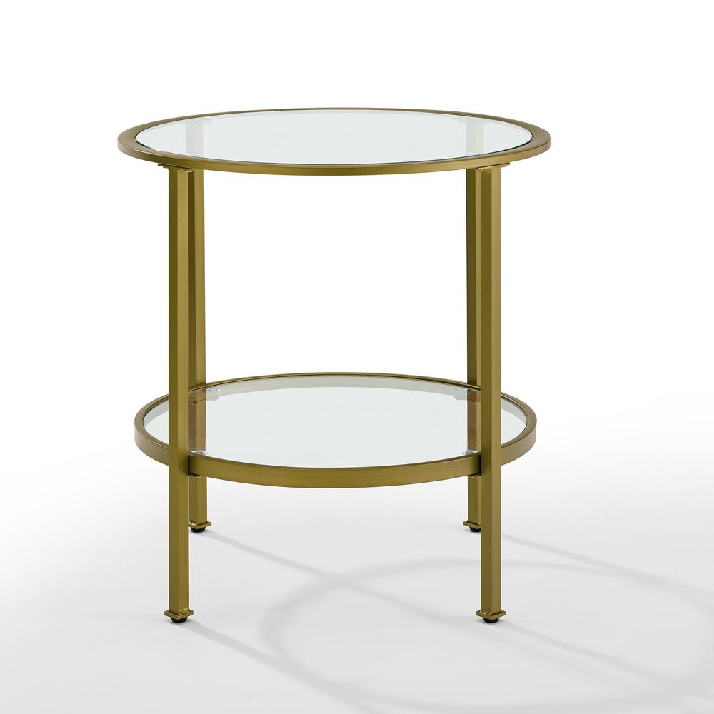 Aimee End Table Soft Gold. Picture 2