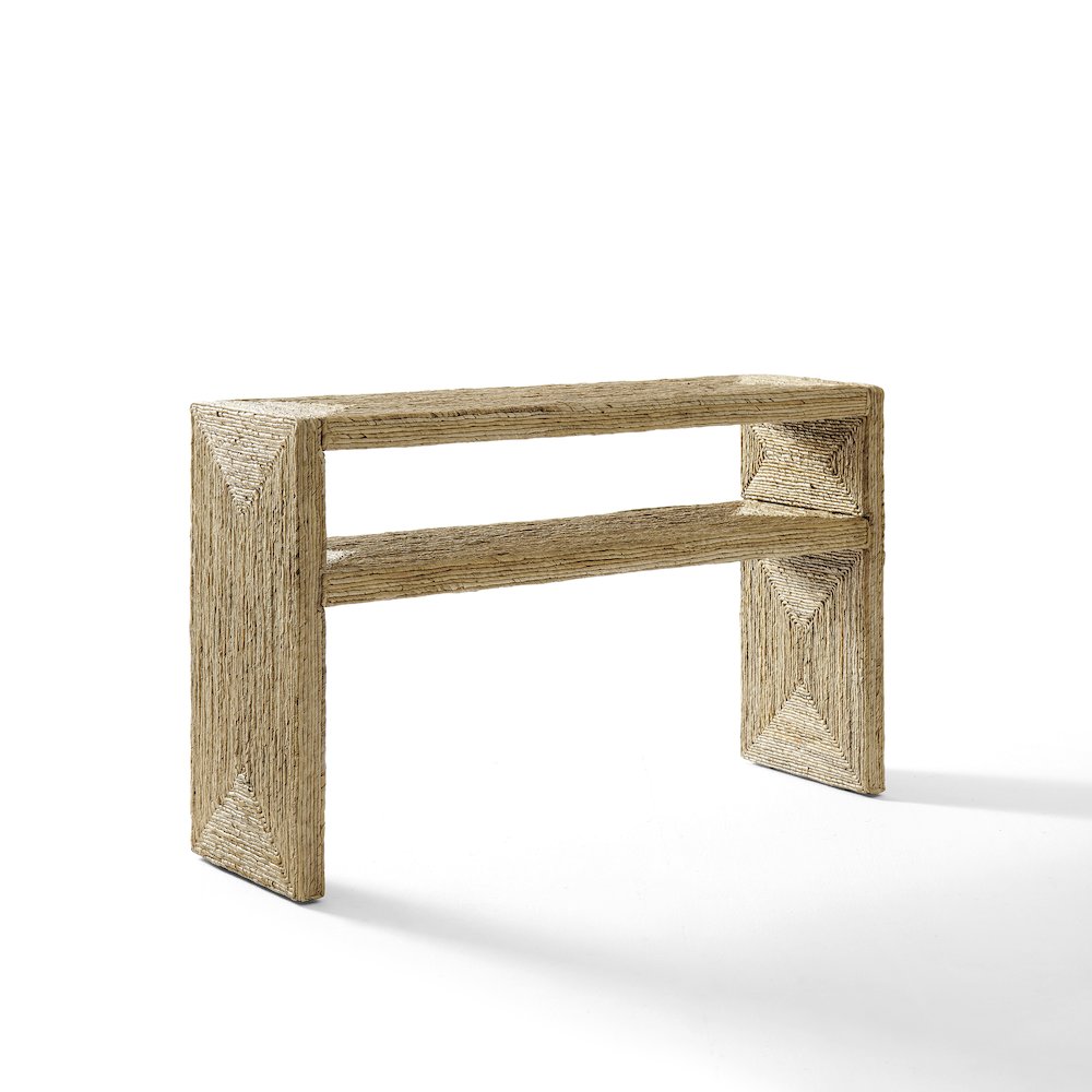 Marella Console Table Banana Leaf. Picture 1