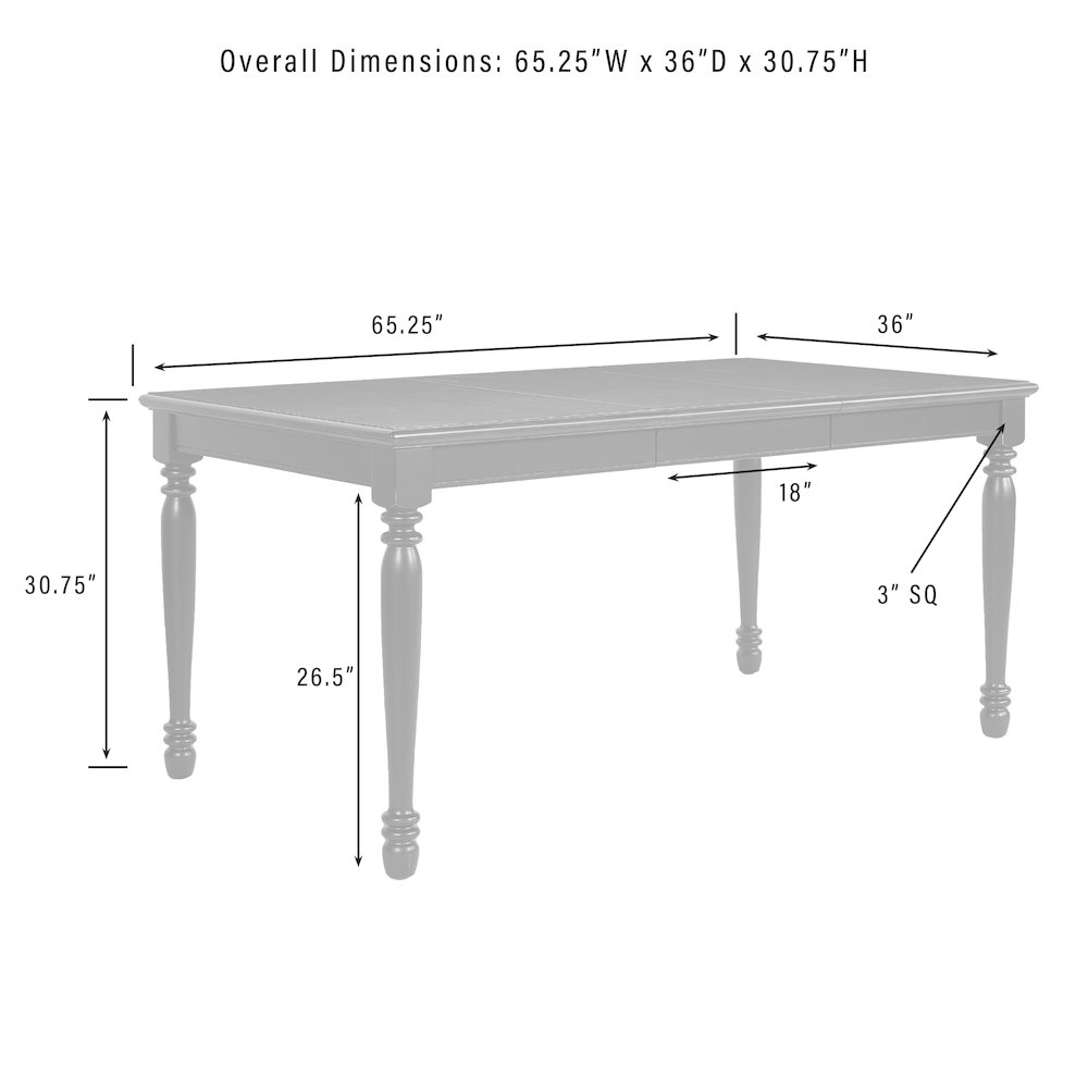 Shelby Dining Table. Picture 5
