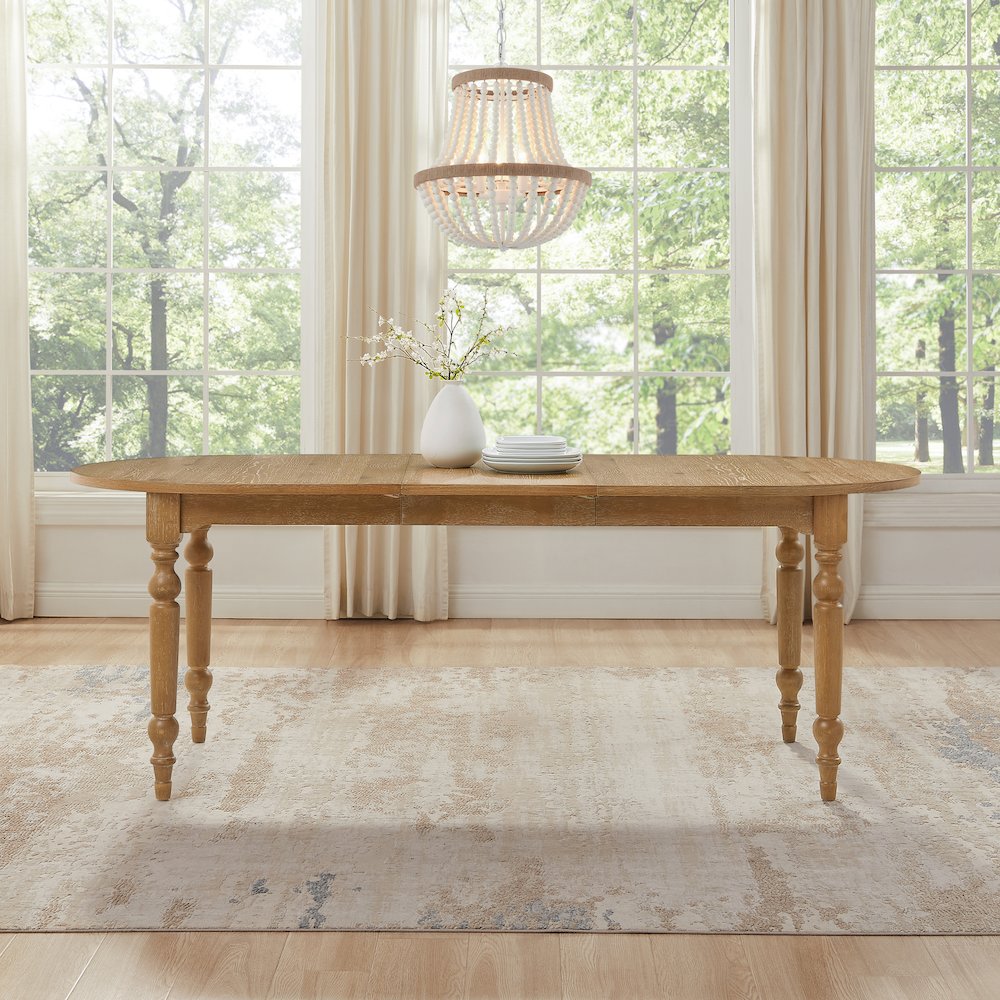Daphne Dining Table Rustic Brown. Picture 6