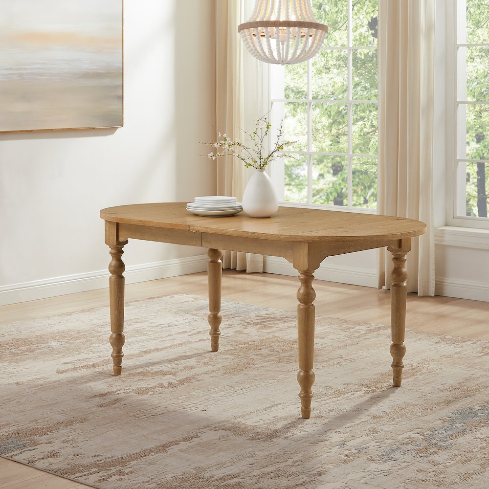 Daphne Dining Table Rustic Brown. Picture 7