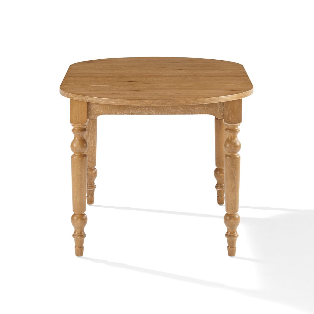 Daphne Dining Table Rustic Brown. Picture 4
