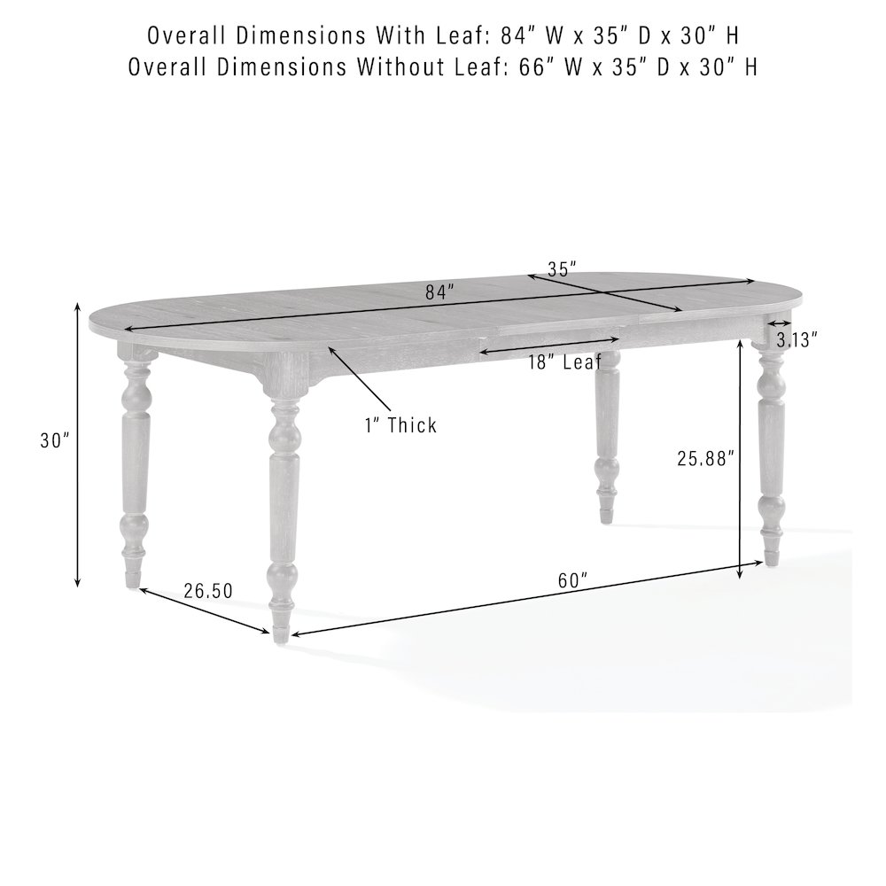 Daphne Dining Table Rustic Brown. Picture 8