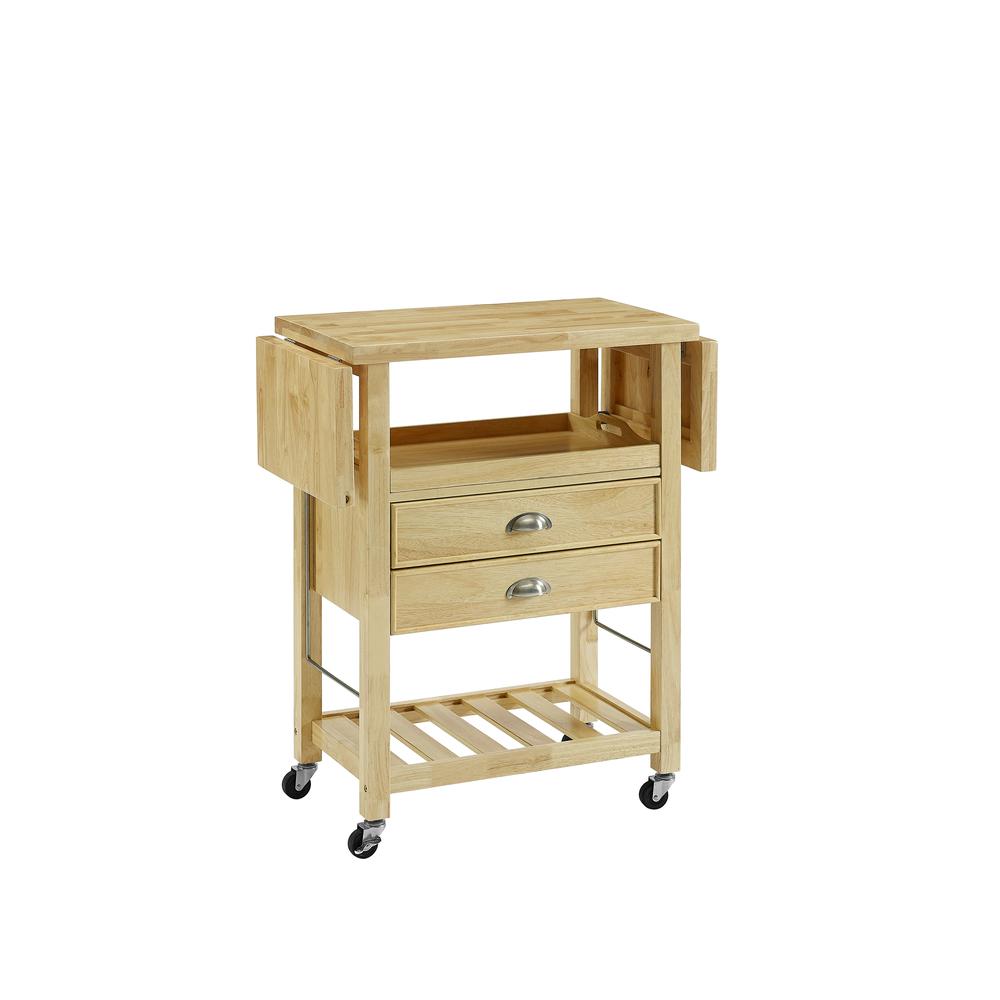Bristol Double Drop Leaf Kitchen Cart. Picture 1